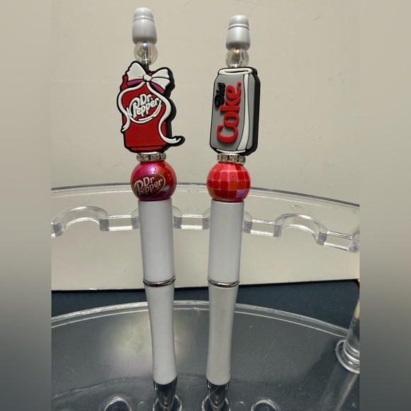 Other - 🩷Dr Pepper or Diet Coke Beaded Pens